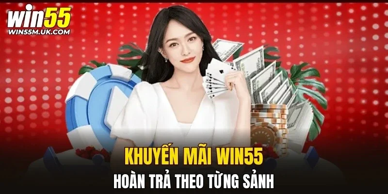 Khuyến mãi WIN55 hoàn trả theo từng sảnh Khuyến mãi WIN55 hoàn trả theo từng sảnh