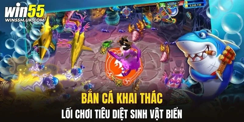 Bắn cá khai thác lối chơi tiêu diệt sinh vật biển Bắn cá khai thác lối chơi tiêu diệt sinh vật biển